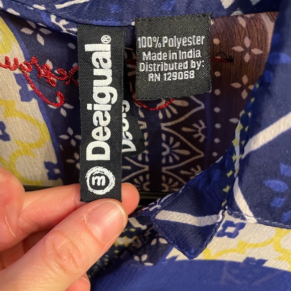 Desigual button down long sleeve - Picture 4 of 9